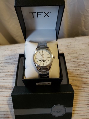 bulova tfx men's blue dial sport bracelet watch