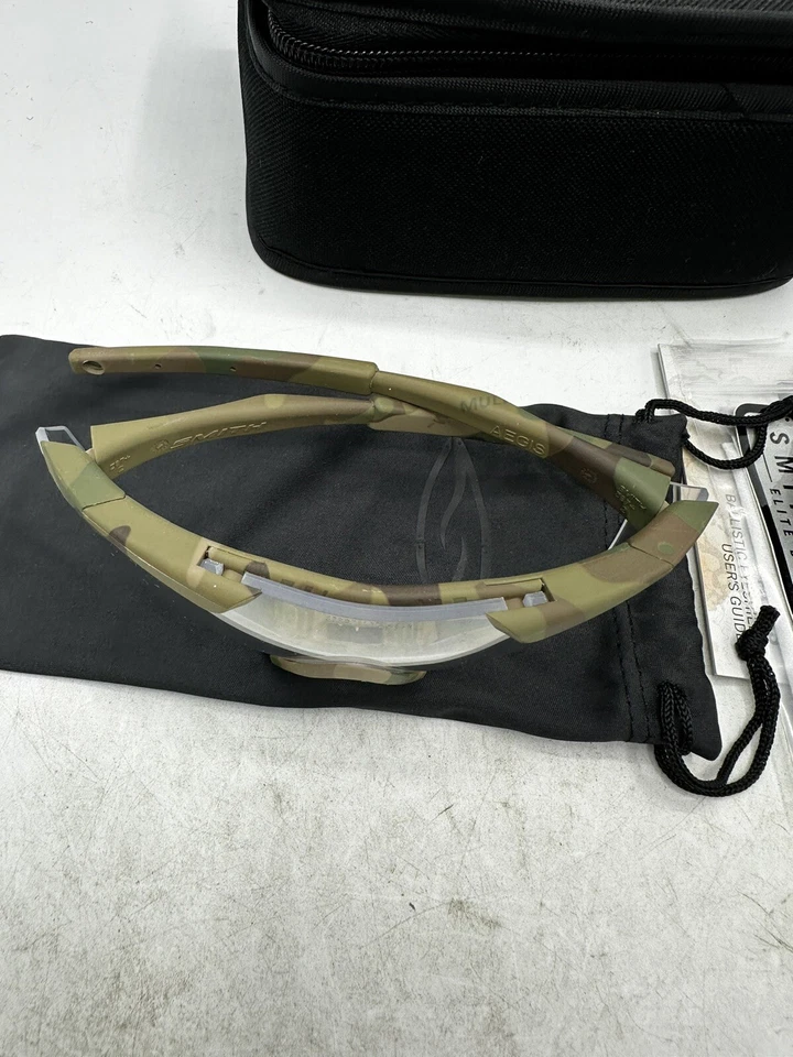 Smith Optics AEGIS Frame, Clear Lens Shooting Glasses Multicam OCP APEC - Image 3 of 4