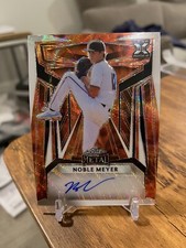 2023 Leaf Metal Baseball Noble Meyer Top Prospect RC Auto #/8 SSP 🔥📈