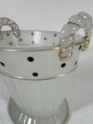 Art Deco Beaumont Clambroth Ice Bucket With Black Polka Dots & Gold Handles — photo 8