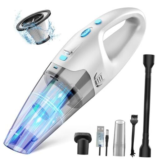 Handheld Vacuum Cordless,Car Vacuum,1.6 lbs Lightweight & Portable Hand Vacuum