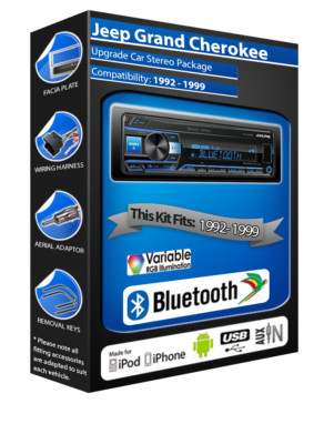 Jeep Grand Cherokee Radio Alpine UTE-200BT Bluetooth Freisprechlos Stereo