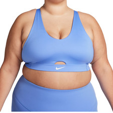 Nike Plus Size Indy Plunge Cutout MID support Sports Bra polar 2X