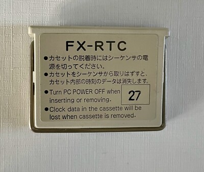 Mitsubishi MELSEC FX-RTC   Gebraucht voll funktionsfähig, Echtzeituhr