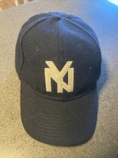 BLUE MARLIN BASEBALL CAP NEW TAGS NY BLACK YANKEES 1935 WOOL RARE ORIGINAL BB