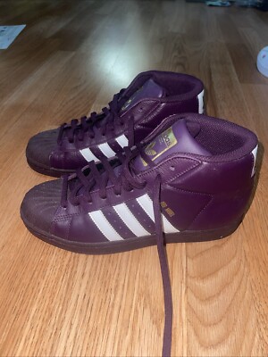 Adidas Pro Model/Size 6.5 Youth/ Lightly Worn/Burgundy