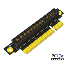 PCI-e 8X 3.0 90 Degree Reverse Male to Female Riser Card For 1U Server