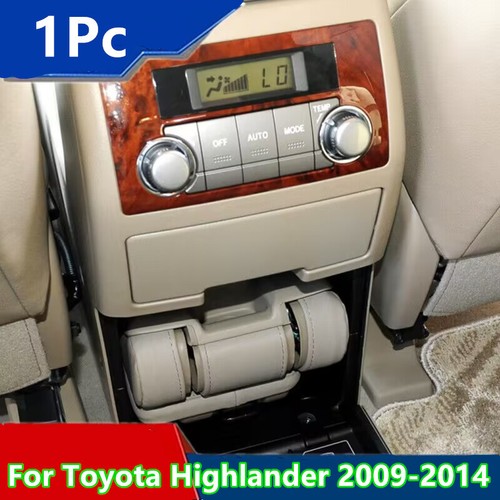 Rear Seat Temperature Control Rotary Knobs Cover For Toyota Highlander