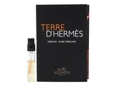 HERMES TERRE D'HERMES PARFUM PURE PERFUME 2.0ml .06oz x 1 COLOGNE SPRAY SAMPLE