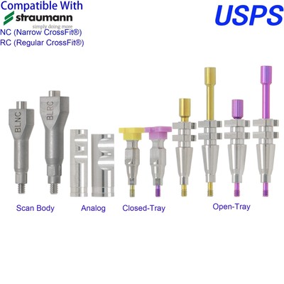 US Implant Scan Body Analog Open Closed Transfer Tray fit ITI Straumann BL BLT