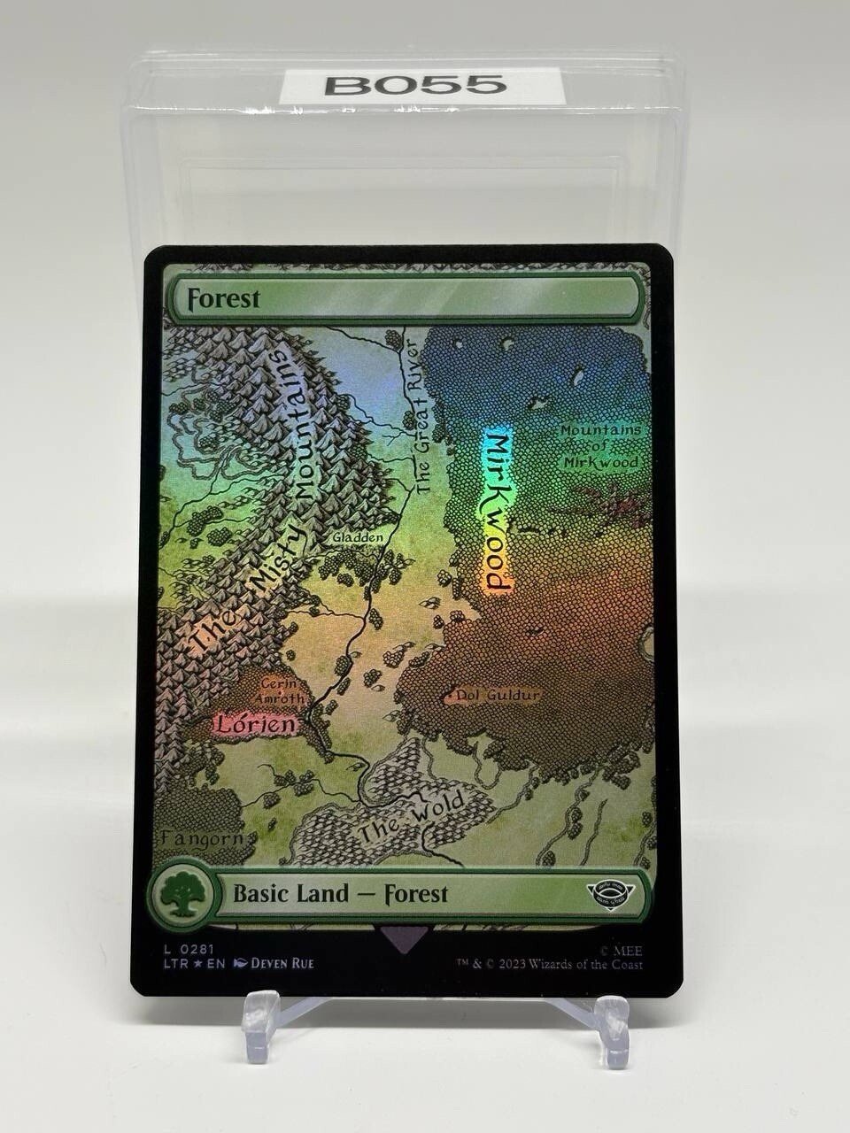 Forest 281 FULL ART FOIL, The Lord of the Rings, MTG LTR NM/M