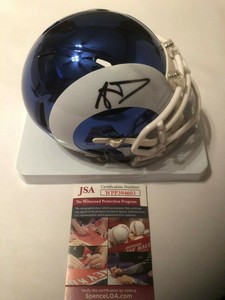 aaron donald autographed helmet