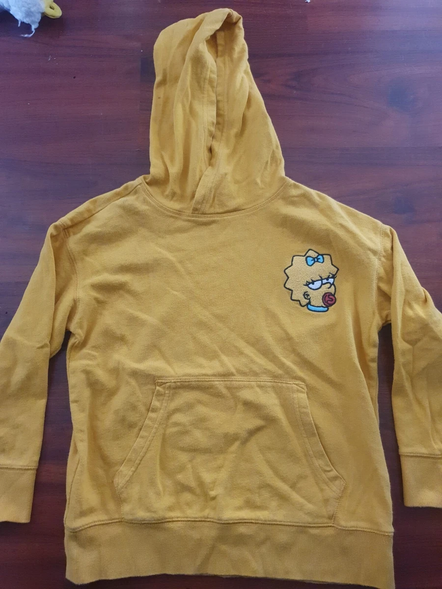 Simpson Old Navy Hoodie Pullover Sweatshirt Long Sleeve yellow