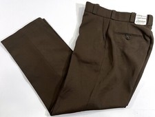 NEW 30x30 MENS FLYING CROSS 3909 100 VISA POLYESTER PANTS BROWN 30x30