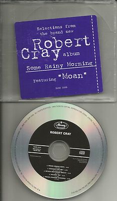 ROBERT CRAY w/ RARE Moan RADIO EDIT 5TRX SAMPLER PROMO DJ CD Single 1995 USA