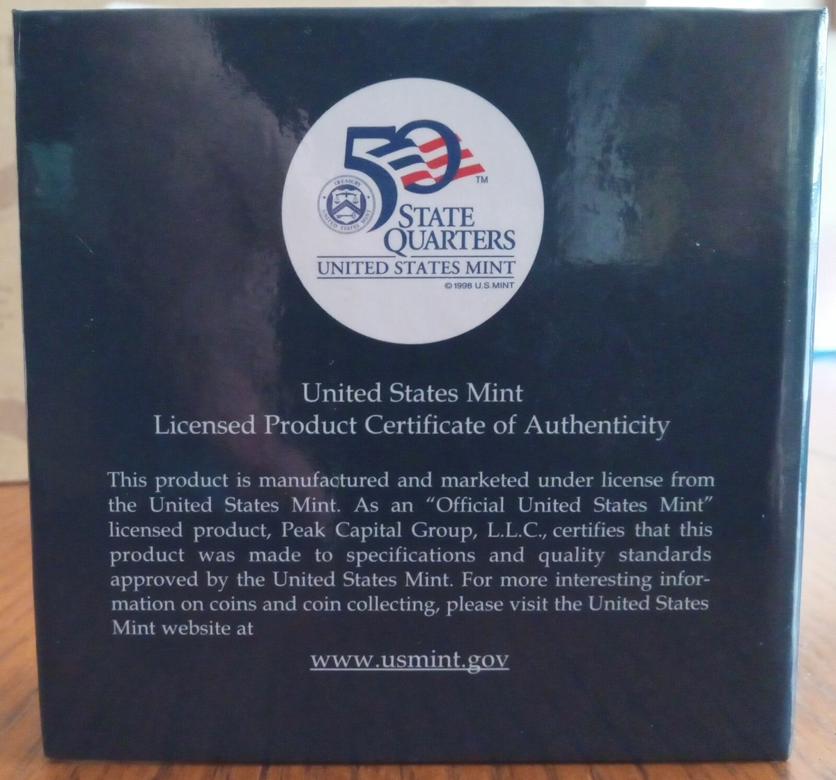 「WIRE HISTORY BOX 1999-2008」です。 1999 - 2008 State Quarters US Mint Boxes | eBay