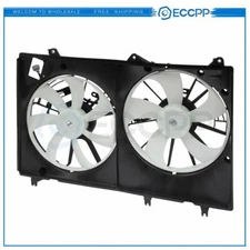 Radiator Condenser Cooling Fan Assembly For 2010 2011-2013 Toyota Highlander