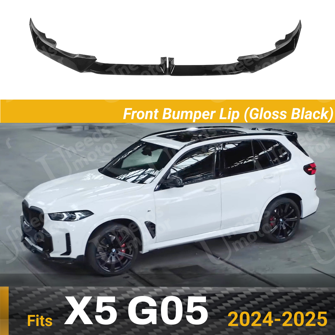 Front Lip MP Style Gloss Black Spoiler Fits 2024-2025 BMW X5 G05