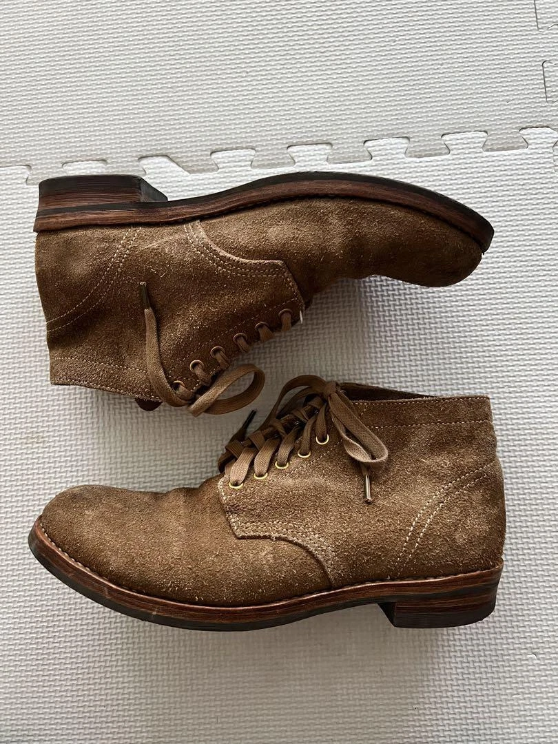 visvim Brigadier boots mid folk Beige US 10.5 Used From Japan