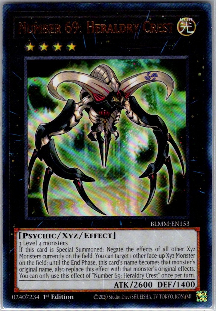 Battles of Legend: Monster Mayhem #BLMM-EN153 Number 69: Heraldry Crest