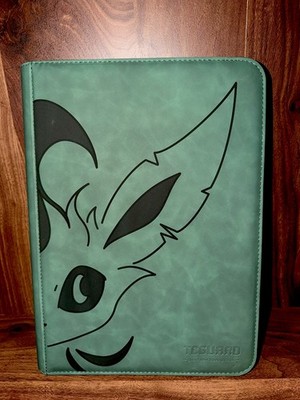pokemon Laser Engraved Leafeon Binder(Made To Order) | eBay