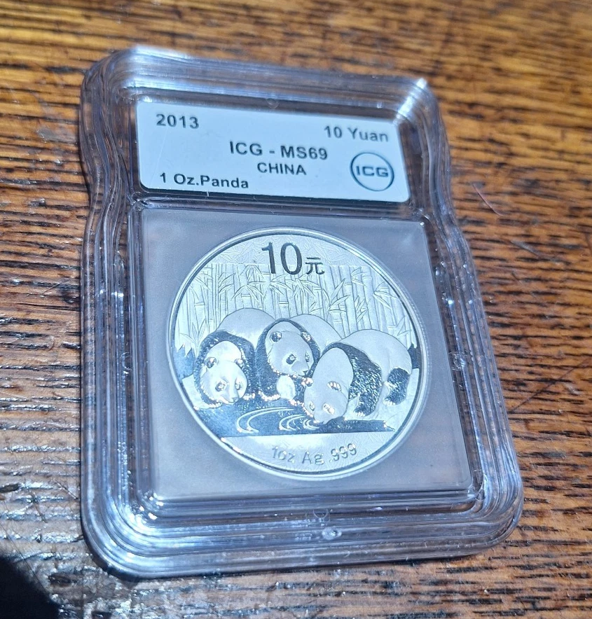 Chinese Panda MS 69 Graded 2013 Silver Bullion Coins for sale | eBay