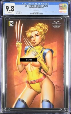 ZENESCOPE GRIMM FAIRY TALES OZ FALL EMERALD 3 H CGC 9.8 LTD 99 MIKE DeBALFO SDCC