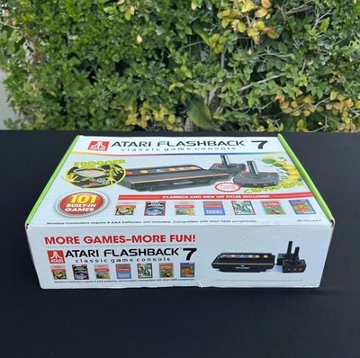 Atari Flashback 7 Classic Game Console 101 Built In Games 2 Wireless Controllers