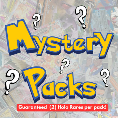 Pokémon TCG MYSTERY PACKS Cards 2 x HOLOS, ULTRA RARES, V's EX's MEGA PROMOS