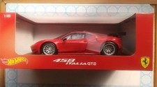 Hot Wheels Ferrari 458 Italia GT2 1/18 Scale Diecast Car Model Licensed