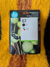HP 67 Black Tri Color OEM Original Ink Cartridge 3YP29AN Exp: 05/2026
