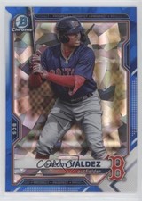 2021 Bowman Chrome Draft Sapphire Edition Freddy Valdez #BDC-96 00jz