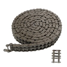  50-2 Double Strand Duplex Roller Chain 10 Feet with 2 Connecting Link