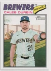 2026 Topps Heritage Caleb Durbin SP BASE #109 Milwaukee Brewers