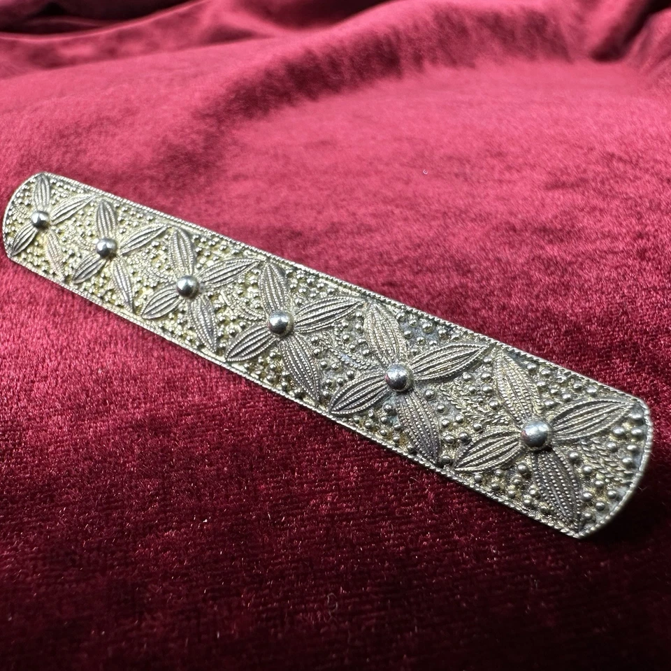 Theodor Fahrner Pforzheim- Jugendstil Brosche in 925 Silber - Filigranschmuck - Bild 2 von 4