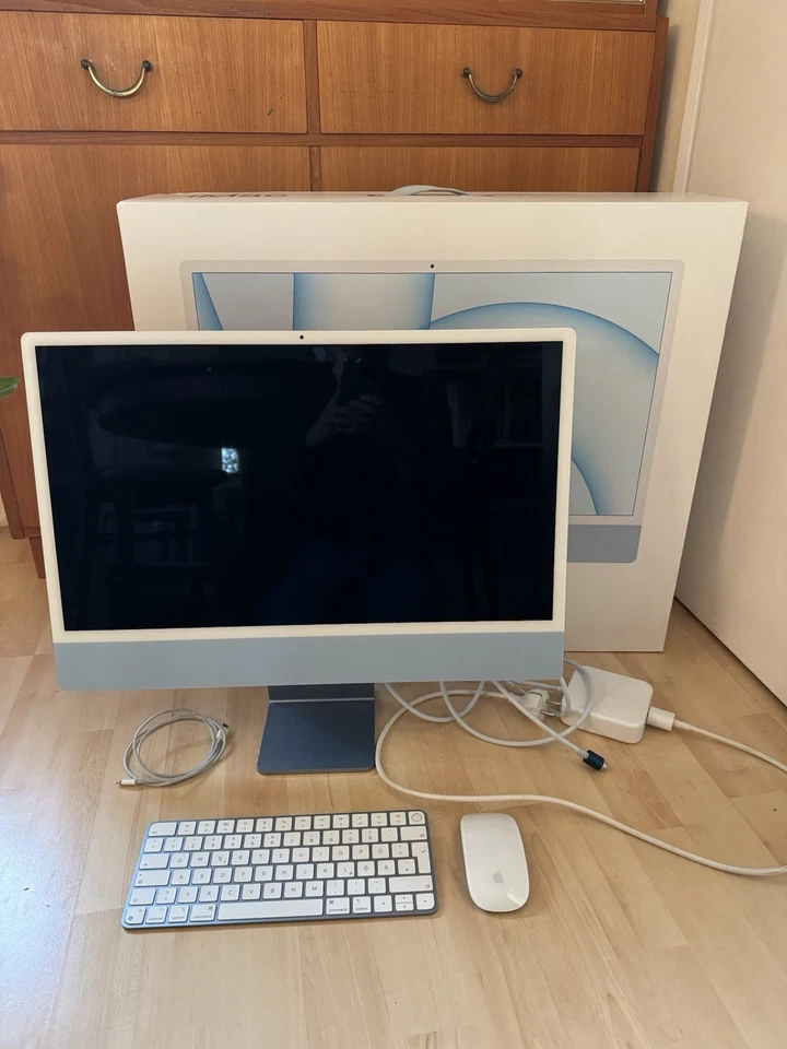 Apple iMac 2021 24" Touch ID mit Originalkarton