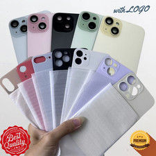 Replacement Back Glass For iPhone8 XR 11 12 13 14 15 16 17 Pro Max Big Hole LOT