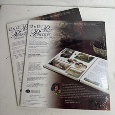Creative Memories 12x12 Page Protectors 16 Sheets Each 1999 Lot of 2 Made In USA