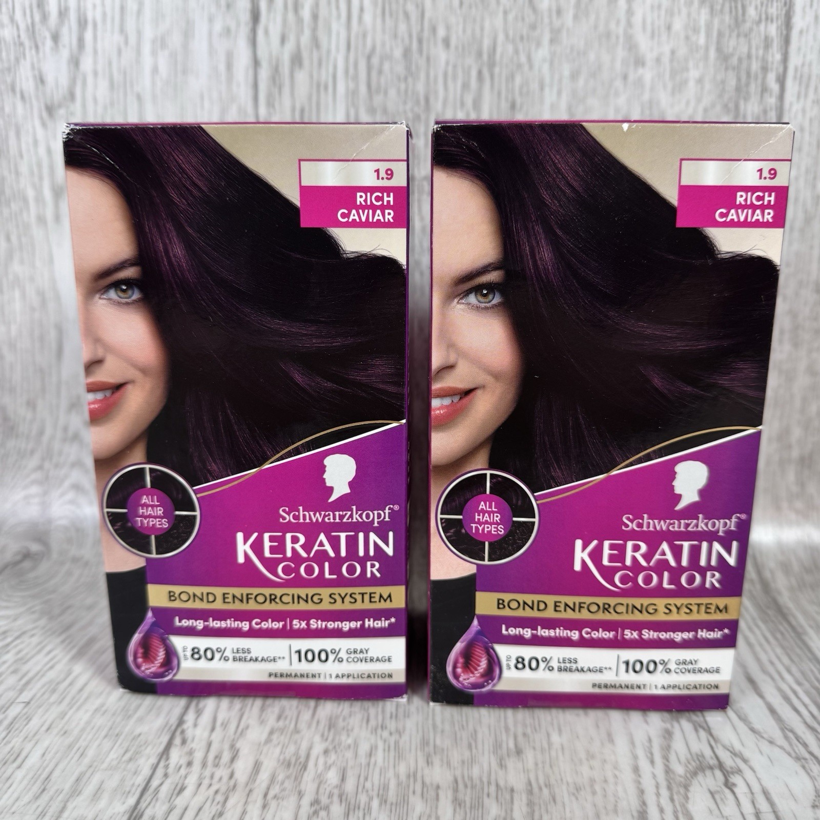 Permanent Hair Color Cream, 1.9 Rich Caviar