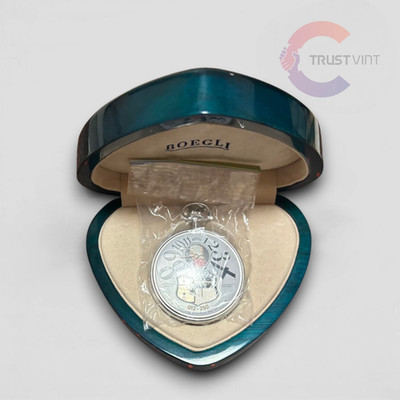 BOEGLI Mozart Pocket Watch Reuge Music Box Limited 12/250 Swiss Working w/Box