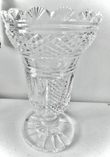 Stamped Waterford Crystal Vase. So Elegant. Pre-owned No Box .