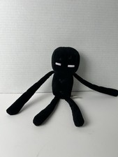 Minecraft Mojang Enderman Plush Jinx 2013 10" Stuffed Black Jazware No Sound