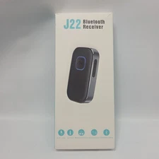 J22 Bluetooth  Receiver Car, Noise Cancelling Bluetooth AUX Adapter  Hands Free