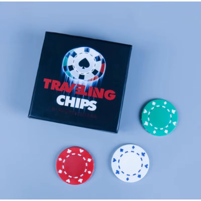 TRAVELLING CHIPS von R Paul Wilson - Close-Up Magic Poker Chip Illusion