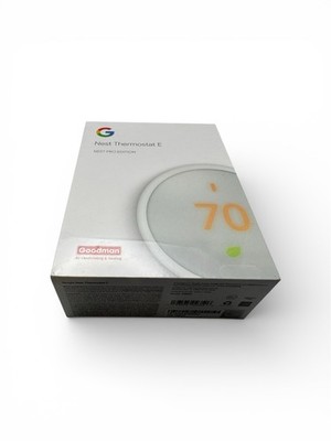 Google Nest Thermostat E Pro Edition Model A0063 Factory Sealed NEW Free Ship