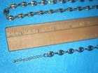 LOT OF 14 KT. GOLD PLATED JEWELRY   24 in. 5mm. GUCCI LINK CHAIN & BRACELET — photo 3