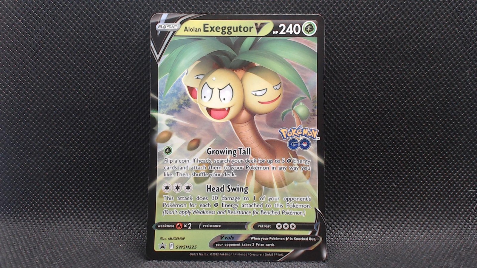 ALOLAN EXEGGUTOR V SWSH225 HOLO P SWORD & SHIELD PROMO POKEMON NM