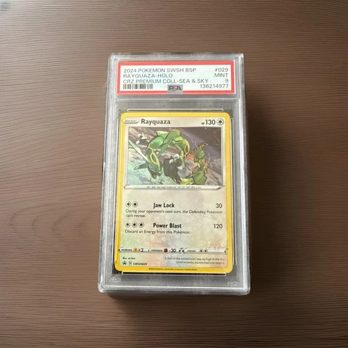 Rayquaza SWSH029 Cosmos Holo! PSA 9 Promo Card 🔥 🔥