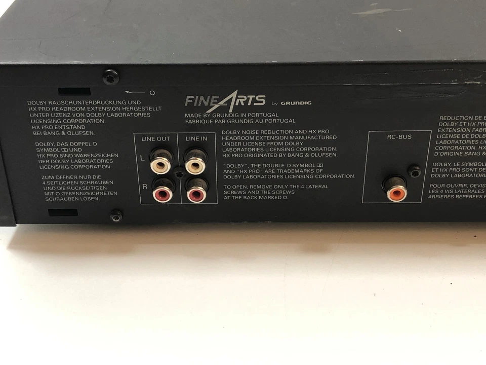 Grundig FineArts CF4 High Performance 3 Tapedeck Kassettendeck - Bild 4 von 4