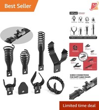 Drain Snake Drill Attachment 8-Piece Kit for ...